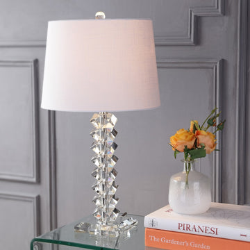 Julia 25.5" Crystal LED Table Lamp - JONATHAN Y